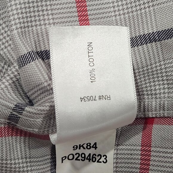 Orvis Mens M Plaid Wrinkle Free Cotton Long Sleeve Button Shirt - Picture 7 of 8